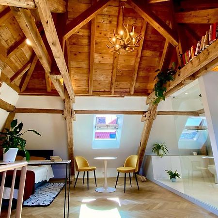 Un Petit Nid Atypique Au Coeur De Munster Apartment Munster  Ngoại thất bức ảnh